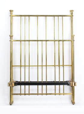 Victorian Brass Single Bed by Shoolbred
