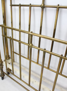 Hoskins and Sewell Victorian Brass Double Bed