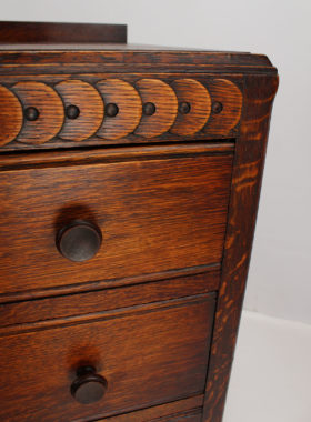 1920s Oak Chest Drawers