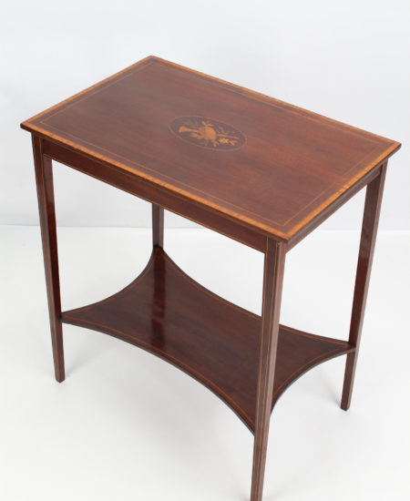 Edwardian Inlaid Mahogany Side Table