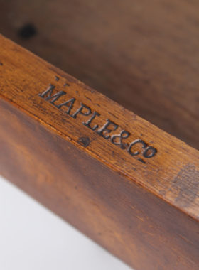 Victorian Maple & Co Mahogany Writing Table