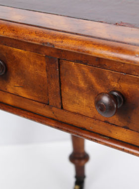 Victorian Maple & Co Mahogany Writing Table