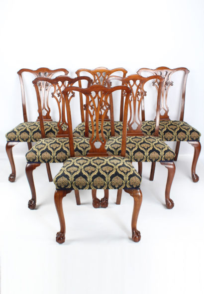 Edwardian Chippendale Dining Chairs