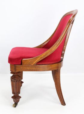 Victorian Oak Gothic Chair