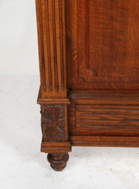 Antique French Oak Double Bed