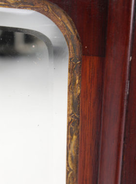 Edwardian Chippendale Overmantle Mirror