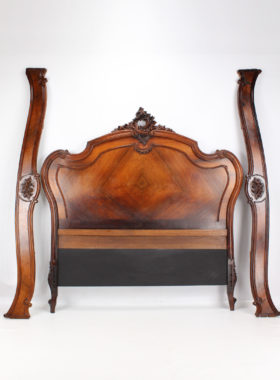 Antique French Kingwood Double Bed