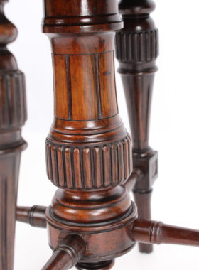 Victorian Rosewood Rise Fall Piano Stool