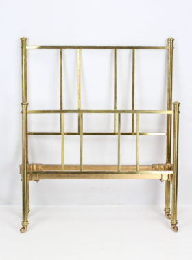 Edwardian Single Brass Bed