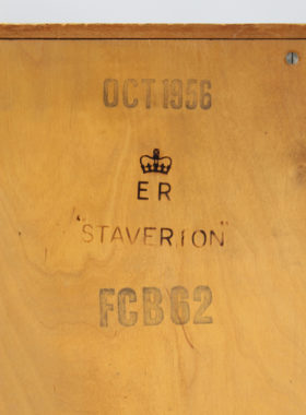 1950s Staverton Oak Office Bookcase Ex Ministry Defence