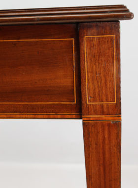 Small Edwardian Mahogany Inlaid Desk