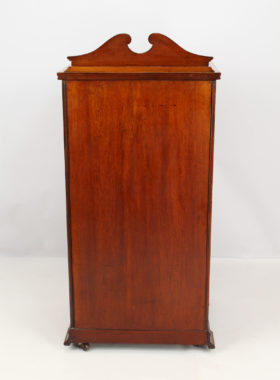 Victorian Mahogany Inlaid Music Cabinet