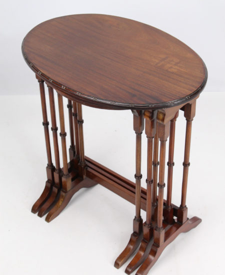 Victorian Nest of Mahogany Tables