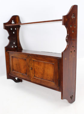 Victorian Fruitwood Hanging Cabinet