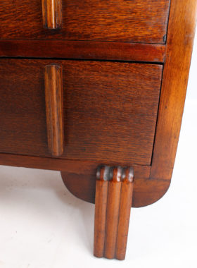 Art Deco Oak Chest Drawers