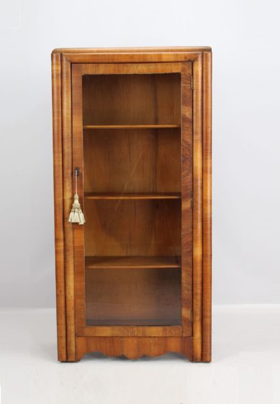 Art Deco Walnut Bookcase