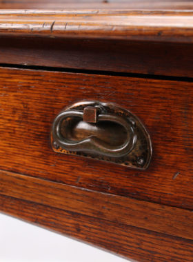 Antique Arts and Crafts Oak Desk