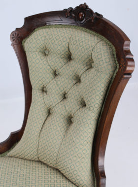 Victorian Button Back Nursing Chair