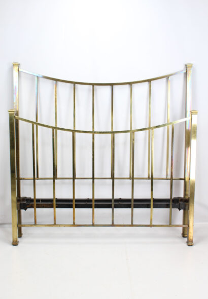 Victorian Arts Crafts Brass Double Bed
