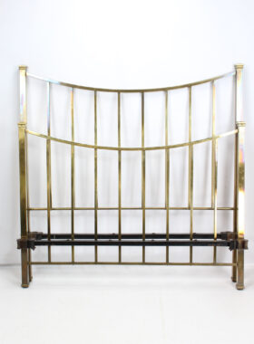 Victorian Arts Crafts Brass Double Bed
