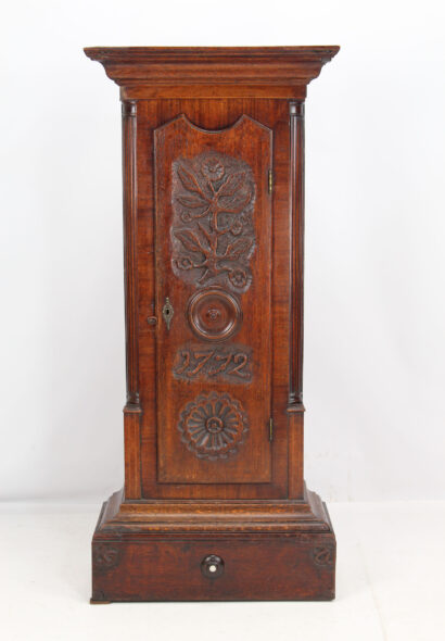 Georgian Mahogany Clock Cupboard