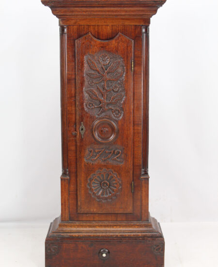 Georgian Mahogany Clock Cupboard