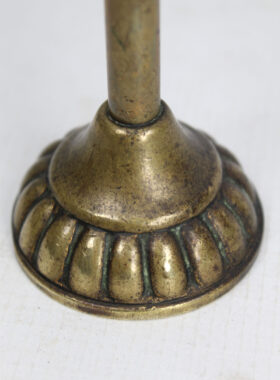 Art Nouveau Brass Folding Spark Guard