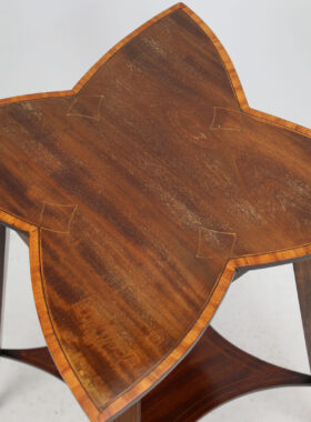 Small Edwardian Mahogany Inlaid Table