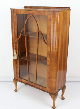 Art Deco Walnut Bookcase