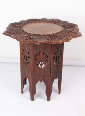 Edwardian Anglo Indian Folding Coffee Table