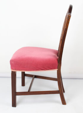 Georgian Mahogany Dressing Table Chair