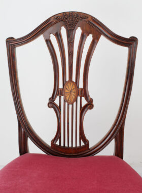 Georgian Mahogany Dressing Table Chair